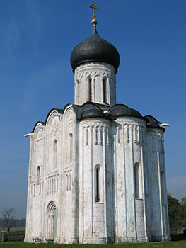 Church of the Intercession on the Nerl, in the vicinity of the city of Vladimir. Church of the Intercession on the Nerl, in the vicinity of the city of Vladimir.