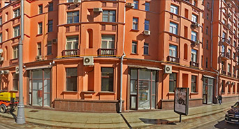 The exhibition hall of the association of painters 'Moscow Union of Artists'. The exhibition hall of the association of painters 'Moscow Union of Artists'.