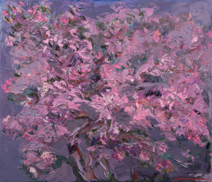 For every one to blossom. Oil on canvas, 60 х 70 cm (23.6 x 27.6 inches). 2008