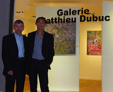 The art gallery owner Matthieu Dubuc knows the artist and his painting very well