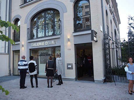 The inauguration of the new Matthieu Dubuc art gallery